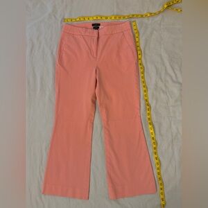 J. Crew Coral Boot Cut Pants